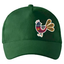 Folklór na prsníku sliepky