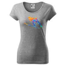 Skokan na lyžiach splash