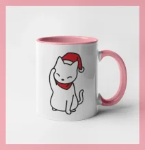 Vianočná mačka mávajúca