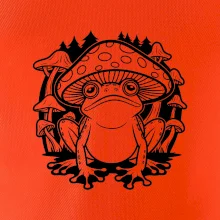 Goblincore čierna hubožaba