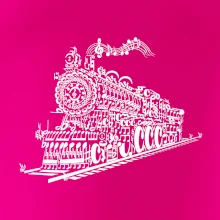 Stará lokomotiva z not