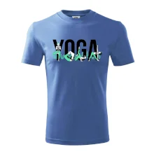 Yoga nápis farebný