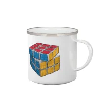 Rubikova kocka kreslená