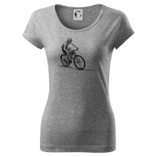 MTB kreslený cyklista MTB kreslený cyklista