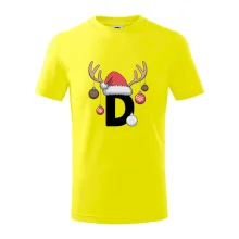 Vianočné rodinné tričká - písmeno a čiapka