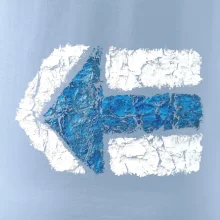 Párová turistická značka modrá Párová turistická značka modrá