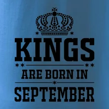 Kings are born in September