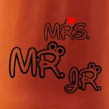 Mr, Mrs a Jr rodinná trička