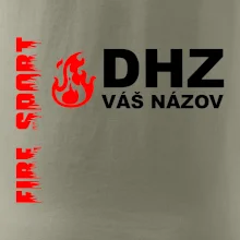 DHZ (oheň, firesport, názov sboru - vlastný nápis)