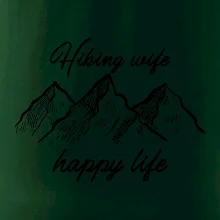 Hiking wife happy life