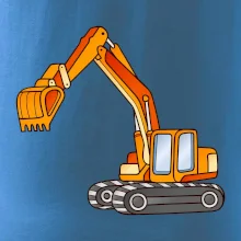 Bager bez nápisu oranžový Bager bez nápisu oranžový