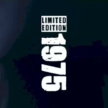 Limited edition 1975 pruh