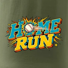 Home run komiksový nápis