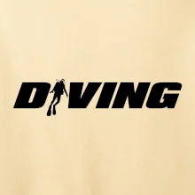 Diving nápis potápač