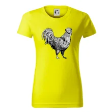 Kohút kreslený čiernobiely