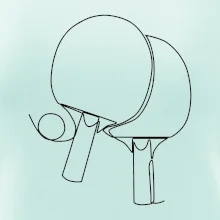 Rakety na stolný tenis jedným ťahom Rakety na stolný tenis jedným ťahom