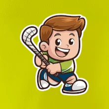 Ikona pozemný hokej chlapec