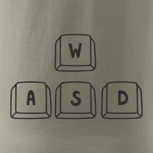 WASD klávesy - prso