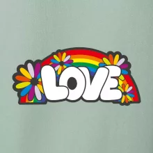 Love s dúhou v pozadí