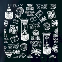 Britská pošta ikony