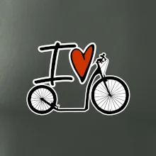 I love kolobežka veľké a malé koleso I love kolobežka veľké a malé koleso