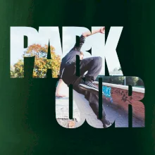 Parkour nápis v meste