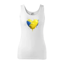 Srdce rozprsknuté - Švédske farby Srdce rozprsknuté - Švédske farby