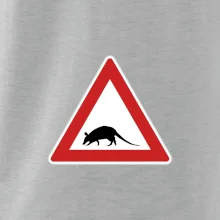 Dopravná značka - krysa Dopravná značka - krysa