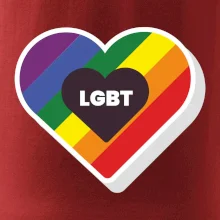 LGBT srdce dúhové