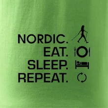 Nordic walking eat sleep