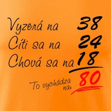 Vyzerá, cíti sa, chová sa - 80 rokov