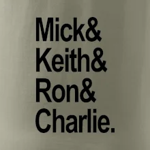 Mick Keith Ron Charlie