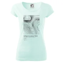 Kôprovský štít - vrstevnice v obdĺžniku