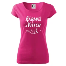 Karma's a Witch - nápis