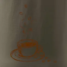 Hrnček plný čerstvej kávy