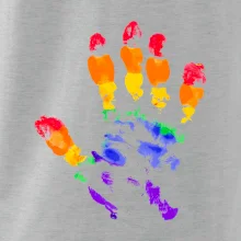 LGBT hand print