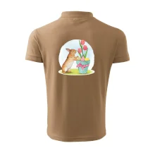 Veľkonočný zajačik tulipány