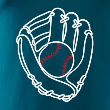 Baseballová rukavice minimalistická linka