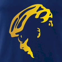 Hlava cyklista zlatá Hlava cyklista zlatá