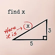 Find X - geometria