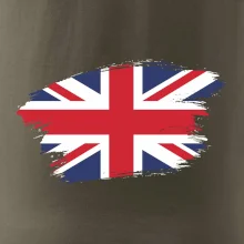 Britská vlajka roztrhaná