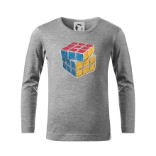 Rubikova kocka kreslená