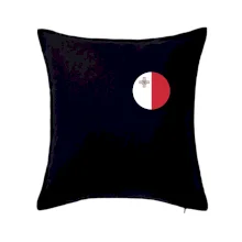 Vlajka Malta guľatá na prsník