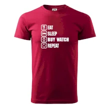 Eat Sleep Buy watch Repeat Eat Sleep Buy watch Repeat