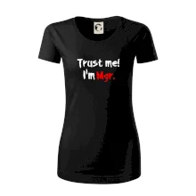 Trust me I´m  Mgr. / Ver mi som Magister.