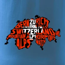 Mapy - názvy miest - Švajčiarsko