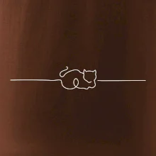 Mačka linka kreslená