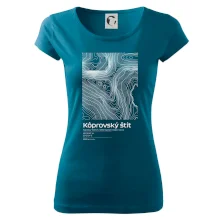 Kôprovský štít - vrstevnice v obdĺžniku