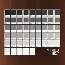 50 farebných odtieňov šedej
