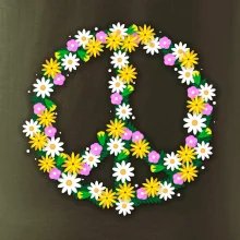 Peace symbol margaréty